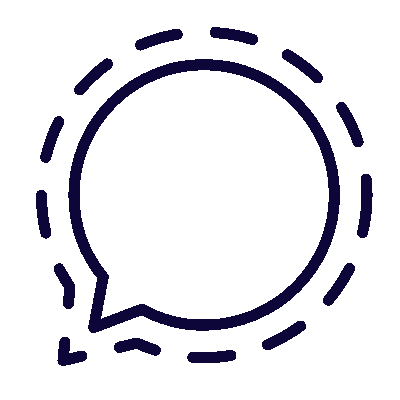 Wired outline 2721 logo signal hover pinch